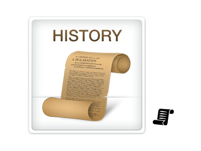 History boundless brown history icon