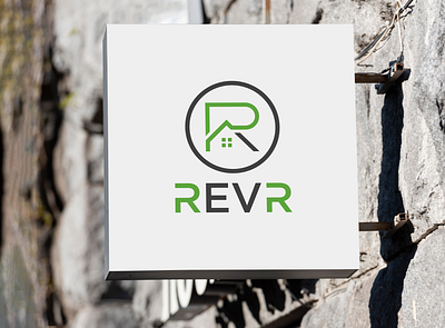 Revr Real Estate Logo adobe illustrator branding busiess business logo graphic design illustration logo minimal logo real estate logo