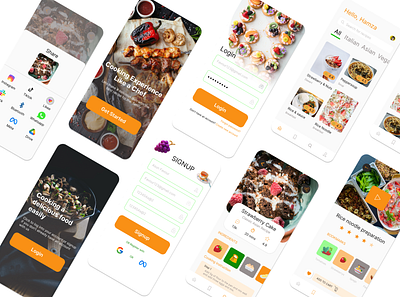 PRO CHEF app branding design ui ux