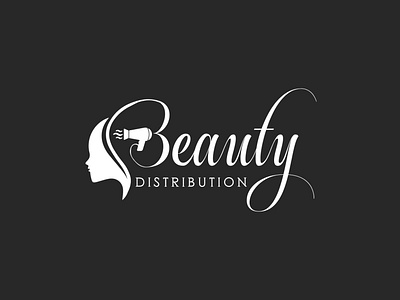 A flat minimalist and professional beauty logo