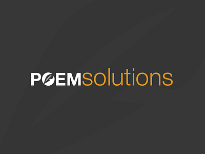 Logo for Poem LLC company create drand logo pen poem solutions style type