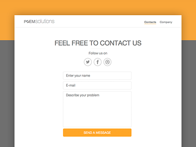 Poem contacts form message page poem site web