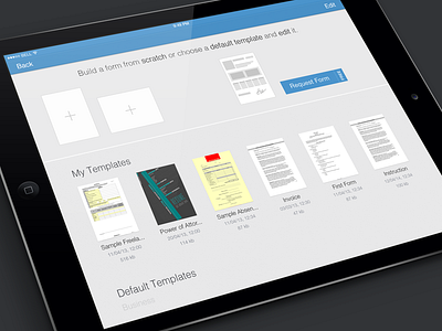 Nexticy App for iPad app build cloud documents flow forms ios ipad nexticy sharing templates