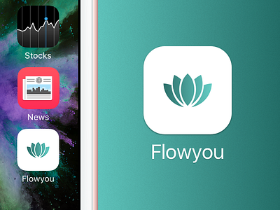 Icon for Flower Delivery Application app delivery flower icon ios iphone ui
