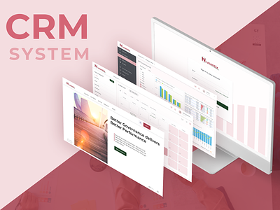 Design for a CRM system app business management dashboard design figma fintech responsive saas software ui uiux ux web app web design