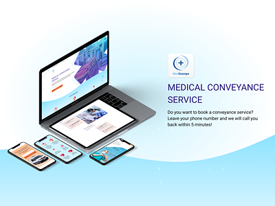 Medical Transportation Website design medicine ui uiux design ux web design website website design