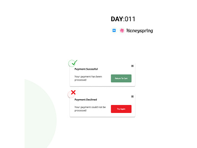 Day 11 : Flash message of #dailyui design productdesign ui uidesign uiux