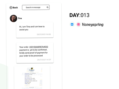 Day 13 : message of #dailyui design productdesign ui uidesign uiux