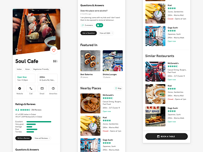 TripAdivsor • Restaurant view redesign app ios practice redesign
