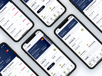 Emirates NBD • Bank App Redesign app ios practice redesign ux