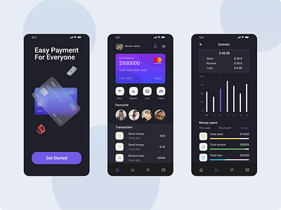 Payment Wallet App Design