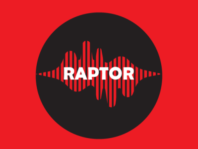 Raptor design flat icon logo vector web