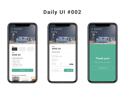 Daily UI #002 daily ui dailyui form design iphone