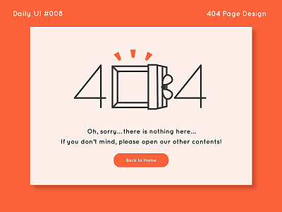 404 Page (Daily UI #008)
