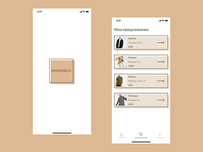 Online shopping - concept app clothes design online shopping ui ux