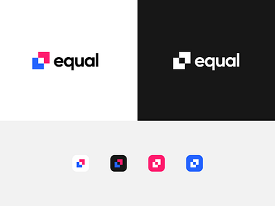 Equal Branding brand design brand identity branding brands design fintech fintech logo logo logodesign typography vector