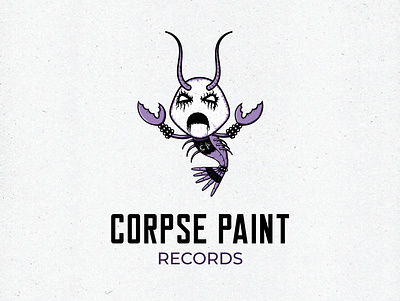 Corpse Paint Records design graphic design illustration logo vector