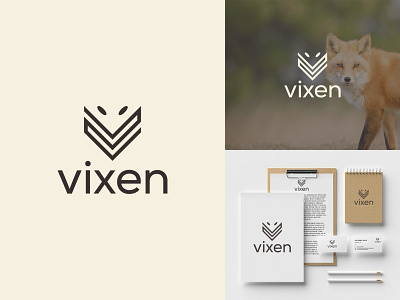 vixen branding logo design business logo illustrator letter mark logo logo logo brand logo branding logo business logo design logo design business logo design creative logo design minimalist logo design modern logo design professional