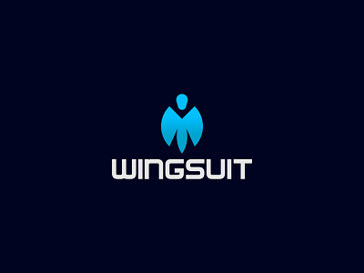 wingsuit logo design business logo creative logo logo logo brand logo branding logo business logo design minimal logo minimalist logo professional logo wingsuit logo