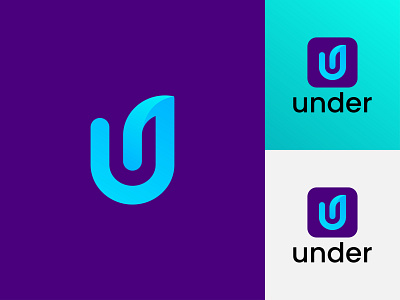 under logo + app icon design