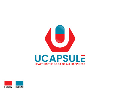 ucapsule health logo design branding logo design business logo capsule logo health logo health logo maker logo brand logo design medicine logo minimal logo minimalist logo modern logo