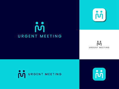 Logo Design - Urgent Meeting Logo Design business business logo conference logo creative creative logo graphic design lettermark logo logo logo design meeting logo minimal minimal logo minimalist minimalist logo modern modern logo monogram professional professional logo