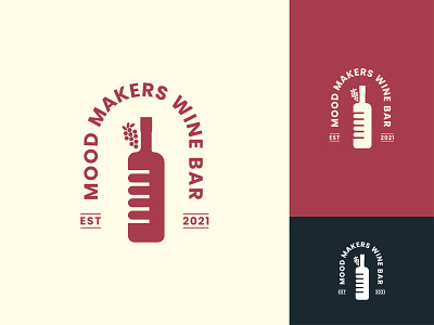 Logo Design - Mood Makers Wine Bar Logo Design