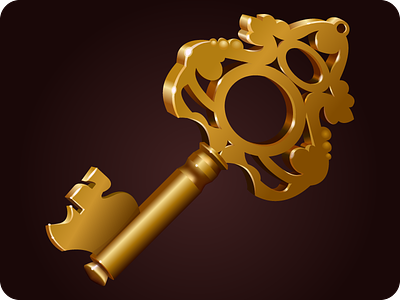 Key achievement ancient arcade entertainment game gold golden icon key old quest vector