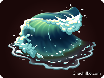 water icon game app element game gamedev icon illustration ocean quest sea vector water wave