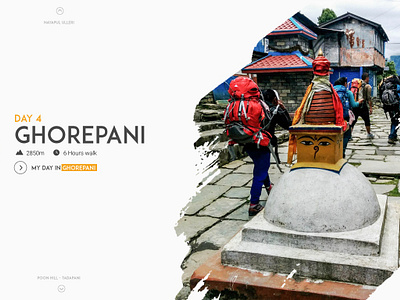 Trek In Nepal By Tidikappa On Dribbble