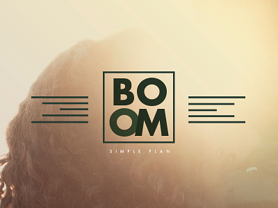 Boom! boom design daily music pop punk simple plan typography