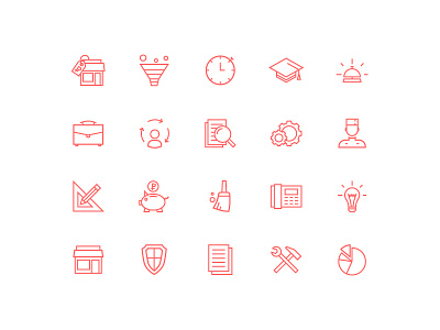 Icons by Anton Kharitonov on Dribbble