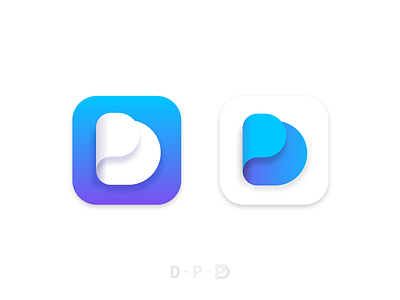Logo DP branding digital icon illustration logo prime ui