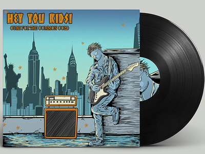 Hey You Kids! artwork cover art digital art drawing illustration pop art pop rock band
