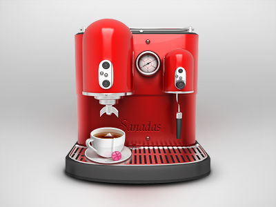 Coffee Machine icon sanadas ui