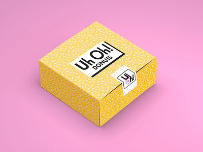 Uh Oh! Donuts Brand and Mockup