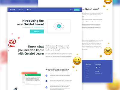 Learn Landing Page