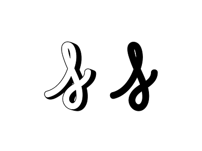 Logo S research handwrite letter letter s logo seigon test