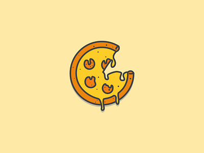 Pizza logo research design icon logo logotype pizza research seigon