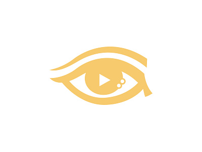 Eyes logo audio visual egyptian eyebrows eyes horus logo logodesign logotype play play button