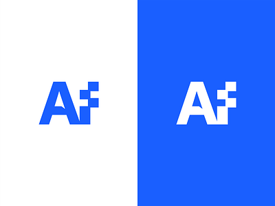 Affardy logo af design letter logo logotype monogram monogram logo typogaphy
