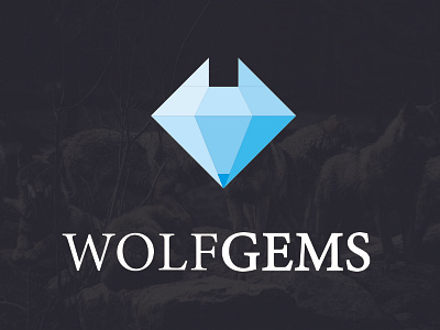 WolfGems Logo Design jatskee designs