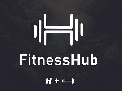 FitnessHub Logo Design jatskee designs