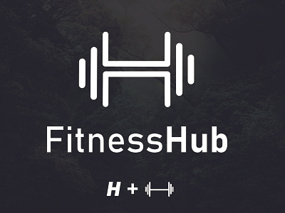 FitnessHub Logo Design