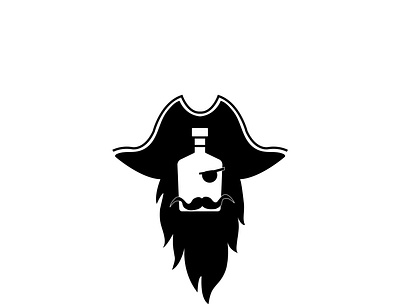 Yo-ho-ho and a Bottle of Rum! adobe adobeillustrator design flat logo logoidea pirate piratelife rum vector