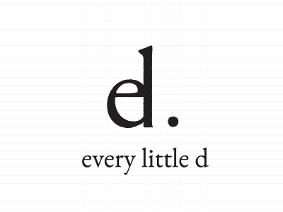 d is for detail logo type logo web