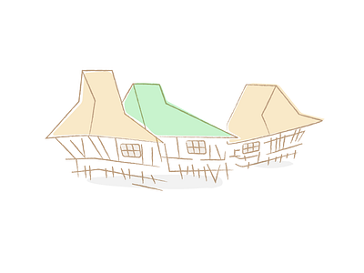 Houses house illustration line
