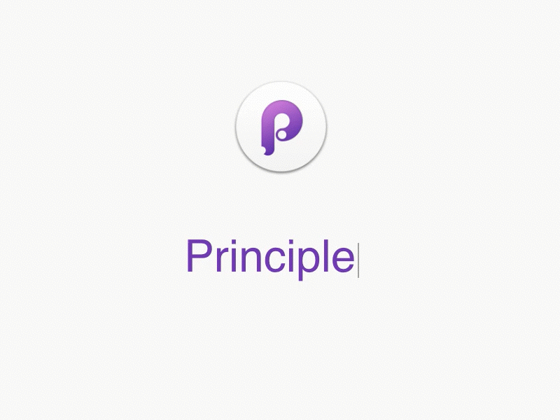 Text Input Animation by Principle