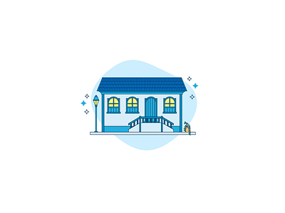 House From Pirenópolis-GO blue blue house design digital art draw graphic design home house icon icon design icon inspiration illustration illustrator inspiration vector vector artist vector colors