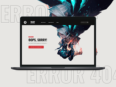 👾 DailyUI #8 - Error 404 Page dailyui design figma game game design graphic design singapore ui ui design uiux ux ux design valorant